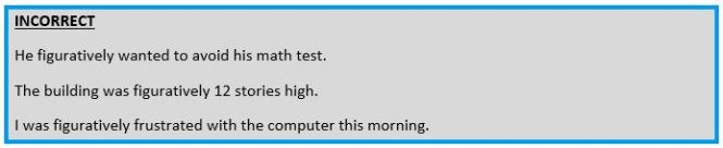 Figuratively Incorrect